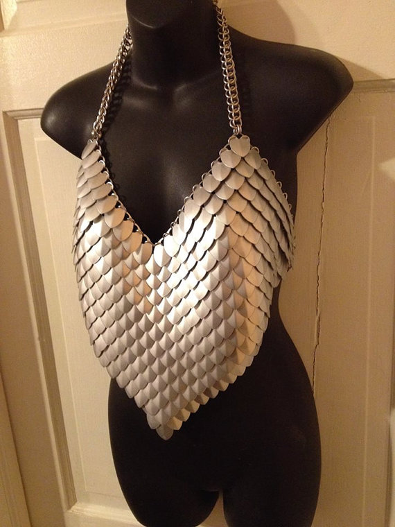 Pointed Dragon Scale Top by UtopiaArmoury