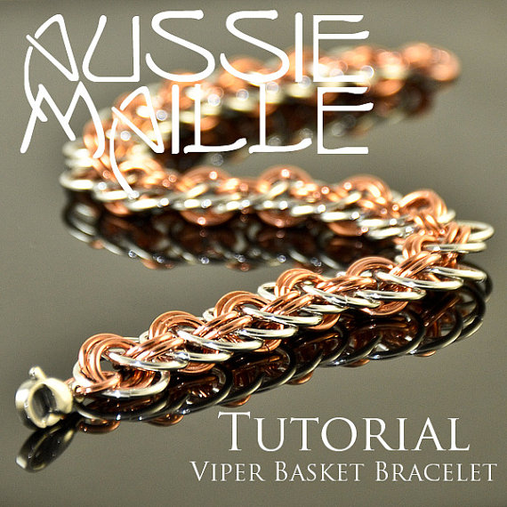 Chainmaille Tutorial - Viper Basket Bracelet by AussieMaille