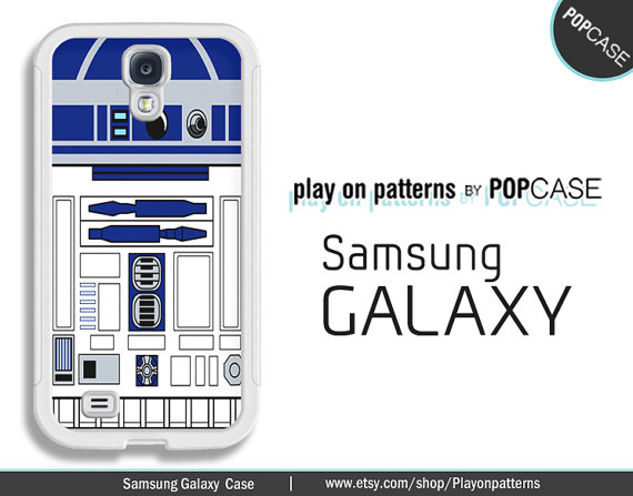 R2D2 Samsung Galaxy S5 case Samsung Galaxy S4 case Samsung Galaxy S3 case Galaxy Note 2 case Galaxy Note 3 case - r2d2 case by playonpatterns