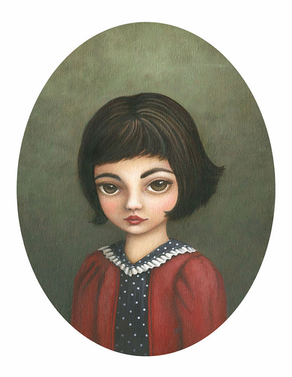 Amelie .. an 8x10 candacejean giclee print by candacejean