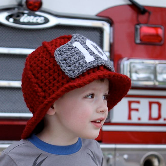 Firefighter Helmet - Crochet Pattern - Permission to sell finished items by micahmakes