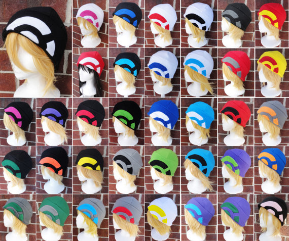 Pokemon X & Y Trainer Hat - A winter, nerdy, geekery gift! by Akiseo