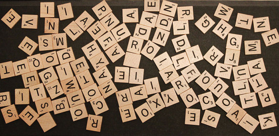 100 Newer Scrabble Letters For Crafting by ItsyBitsandPieces