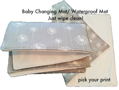 Baby Changing Mat Waterproof Changing Pad Wipe Clean Changing